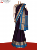 Contrast Wedding Mysore Crepe Silk Saree